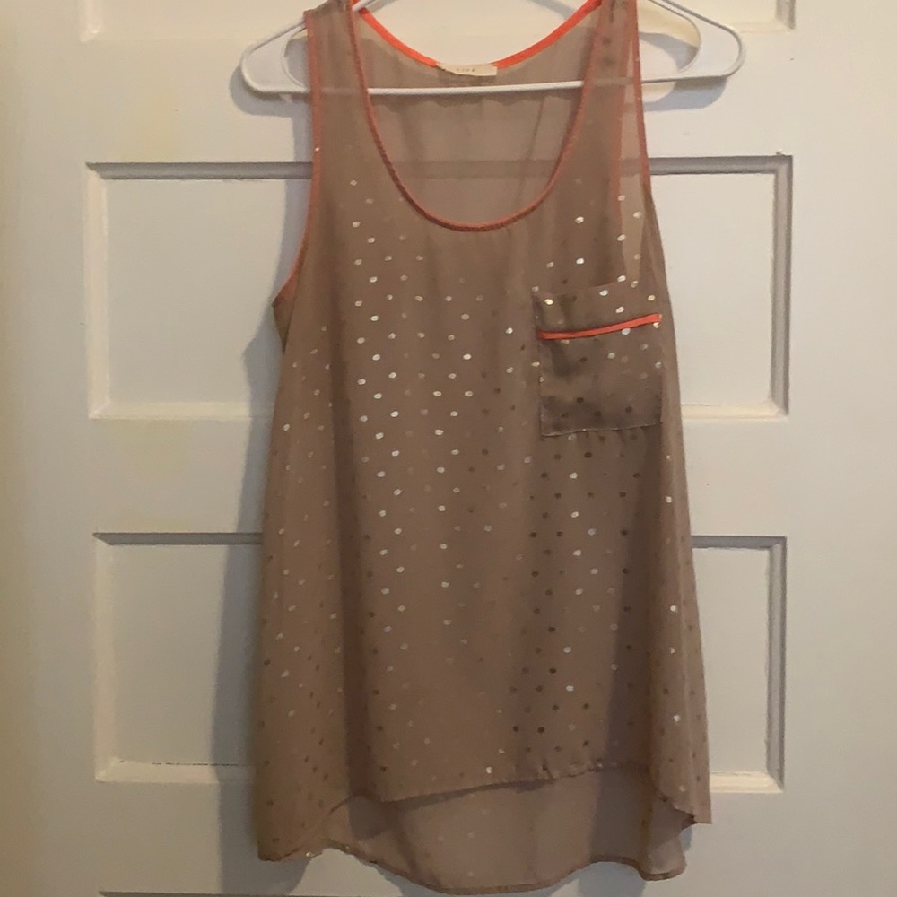 Lush polka dot tank